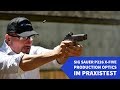 SIG Sauer P226 X-Five Production Optics in 9mm Luger: die Match Pistole auf dem Schießstand