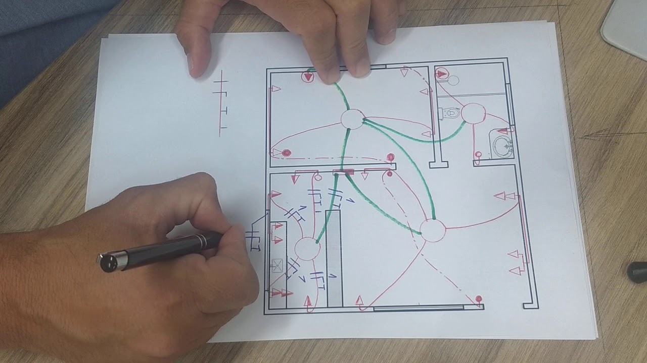 Distribuição elétrica em planta baixa (parte 2)