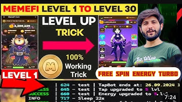 😱 Updated MemeFI Mod Turbo | Energy | Spin | Level Increase | Unlimited Coins script |