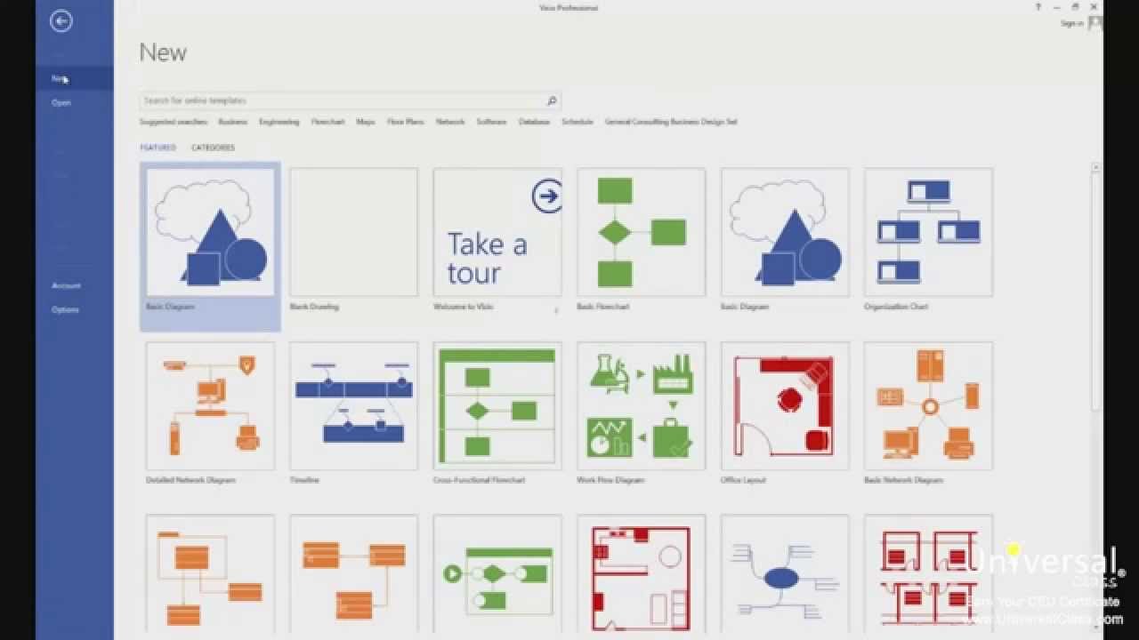 Creating Network And Rack Diagrams With Microsoft Visio 13 Universal Class Youtube