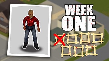 Can I Survive Week One Mod in Project Zomboid? | Day One | Ep 1
