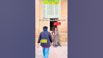 SSC CGL 2024 Tier 1 Result Out And High Cutoff || Life of a SSC Aspirant #shorts #viralvideo