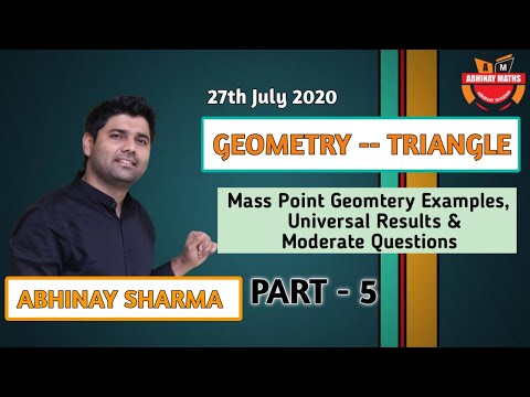 Some important results in triangle by Abhinay Sharma- Part 5
