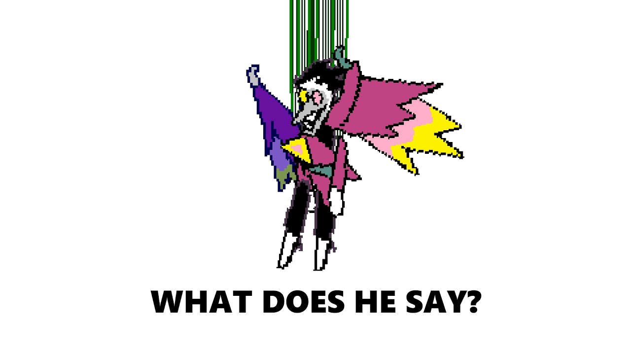 What Does Spamton Actually SING?? | BIG SHOT Lyric Video (Flashing Lights Warning)