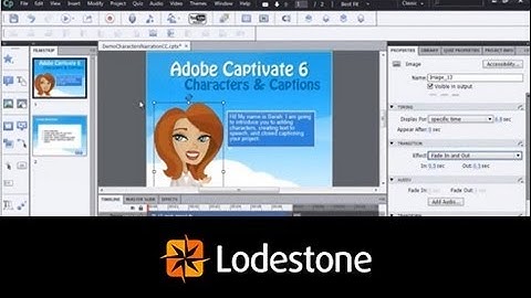 Lodestone: Captivate 6 Characters, Text to Speech, and Captioning