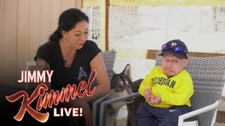 Verne Troyer Visits a Wolf Sanctuary