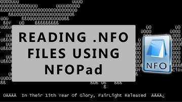 How to read .NFO files using NFOPAD | video tutorial by TechyV