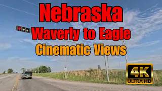 4K POV Drive: Waverly to Eagle, Nebraska | Scenic Country Road Trip | Travel Video USA