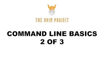 Command Line Basics - Part 2/3 - Foundations - The Odin Project