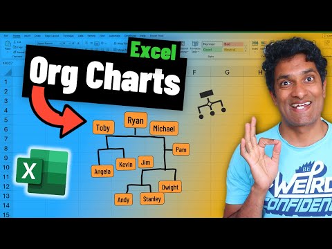 Create Org. Charts in Excel - Easy & Dynamic Method 👌