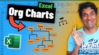 how to create org. charts in excel linked to your data (no visio needed)