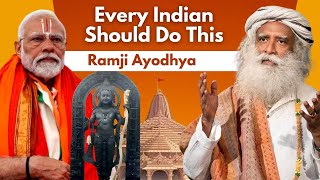 RAM MANDIR EXCLUSIVE | EVERY INDIAN SHOULD DO THIS | SADHGURU