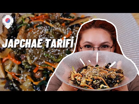JAPCHAE TARİFİ - KORE KUTLAMA YEMEĞİNİ MANTAR İLE YAPIYORUM
