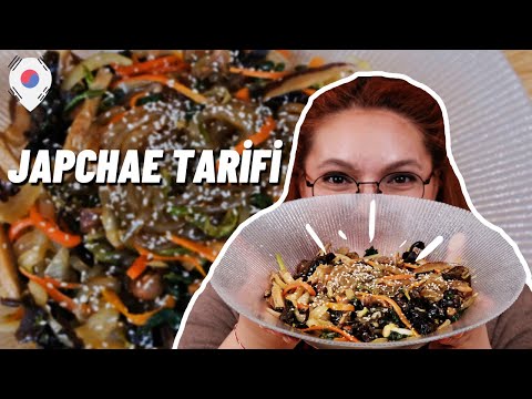 JAPCHAE TARİFİ - KORE KUTLAMA YEMEĞİNİ MANTAR İLE YAPIYORUM