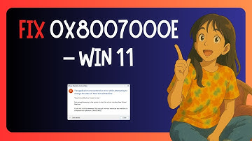 How To FIX "0x8007000e Windows 11 Update Error"
