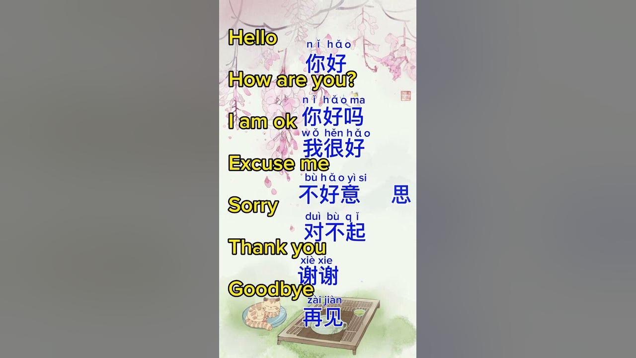 basic Chinese, spoken chinese, learn Chinese mandarin, useful Chinese for beginners