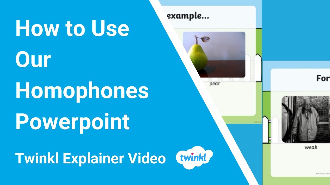 How to Use Our Homophones Powerpoint