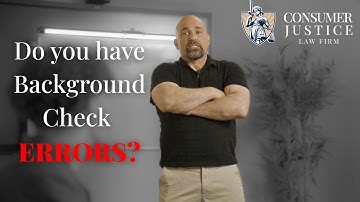 The LIFE CHANGING EFFECTS of a Background Check Error!