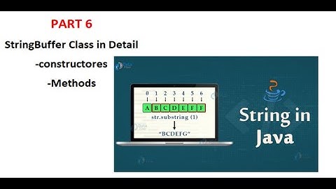 Java String Part 6 || StringBuffer Class || Shivam Rai