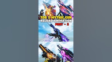 Top 5 Mythic Reload Animation In CODM Part 2