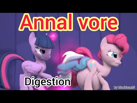 Horse Anal vore Digestion #[V- ANIM 3] by blueblaze95