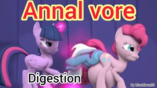 Horse Anal vore Digestion #[V- ANIM 3] by blueblaze95