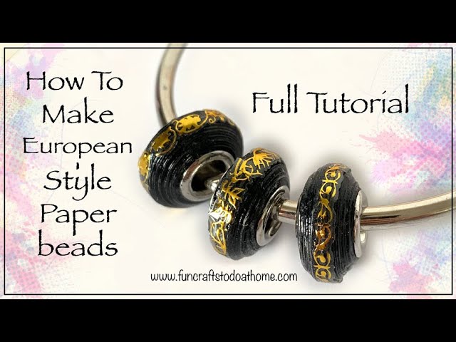 Travel Crafts: Making Paper Beads - Radmegan