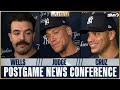 Fernando Cruz, Austin Wells and Aaron Judge talk 'dream come true to play these types of games'