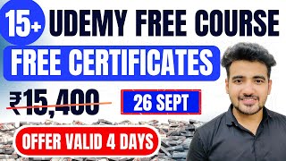 100% FREE Udemy Certified Courses | Students & Professional | Learn New Skill at Home | Udemy Coupon