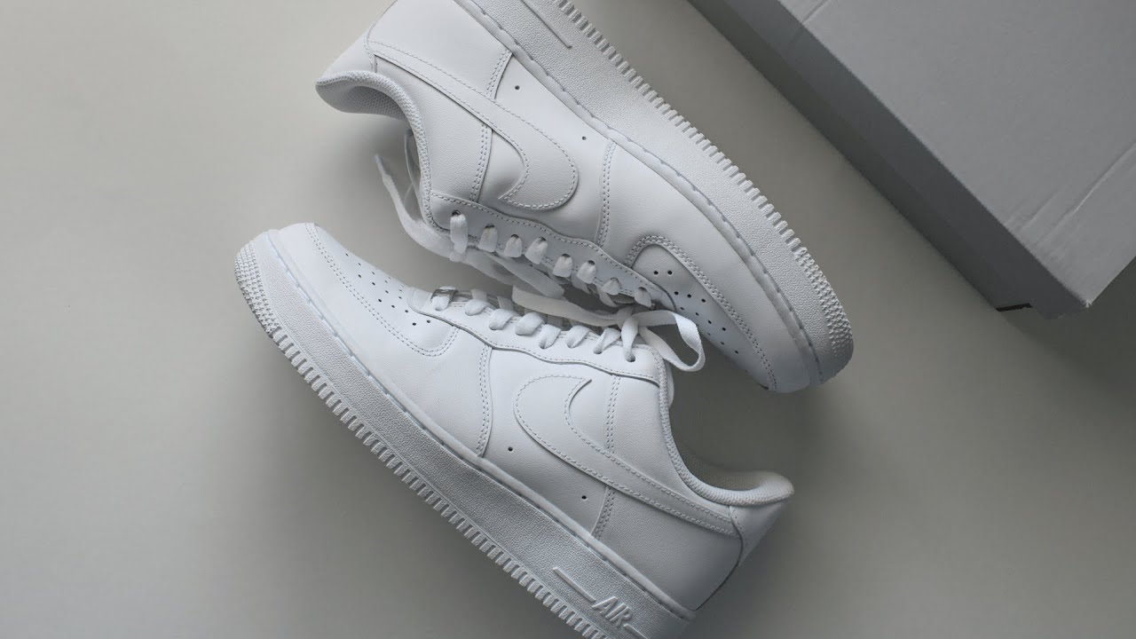 nike air force 1 low white unboxing