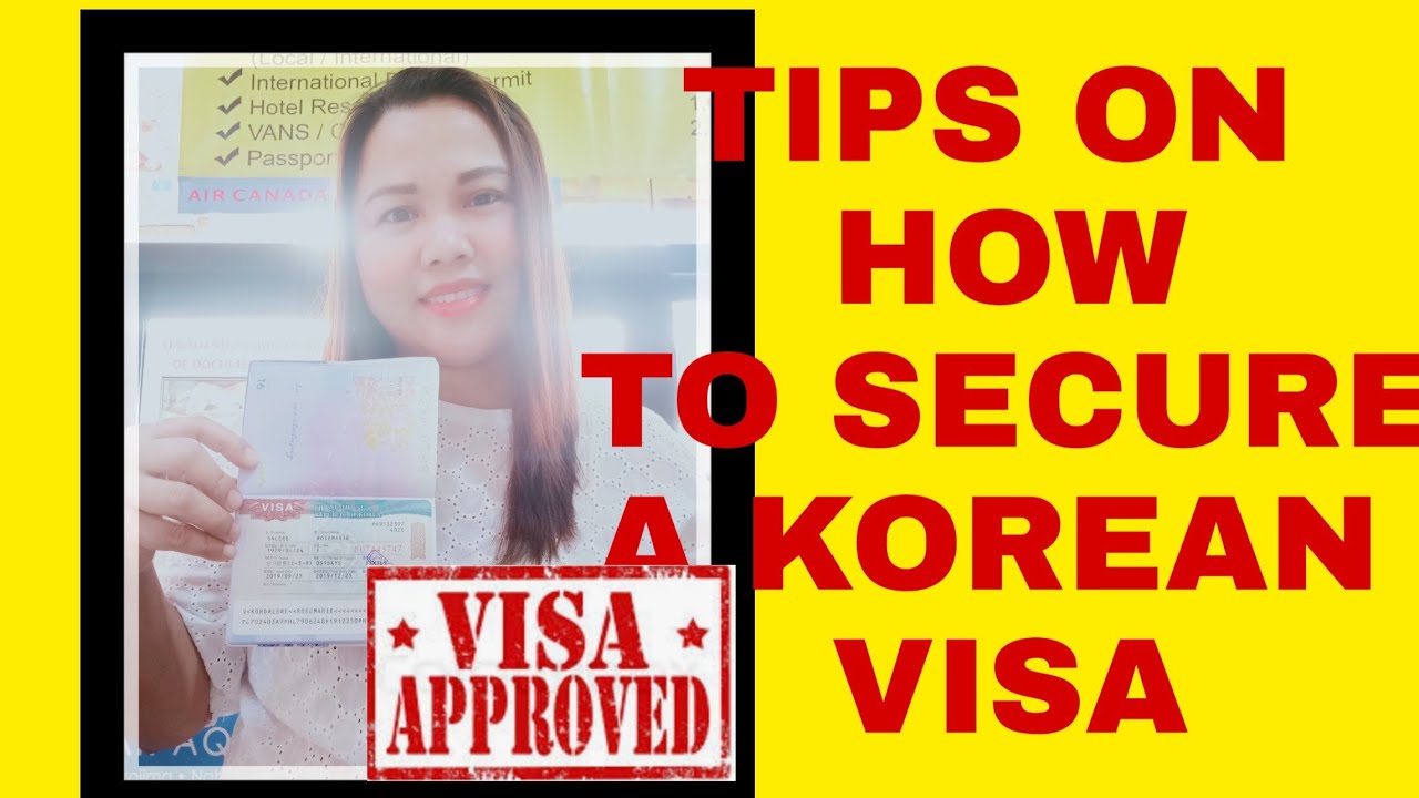 TIPS On How to secure Korean Tourist Visa / TAGALOG