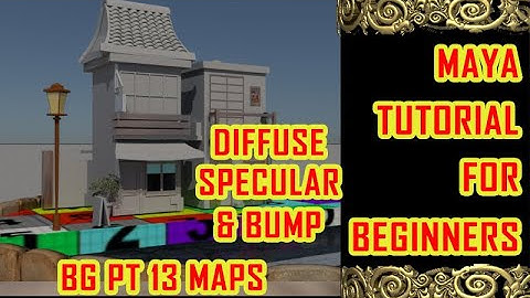 MAYA PRODUCTION BG MODELING PT 13|maya bg modeling tutorial |CARTOON HOUSE MODELING| roadside stone