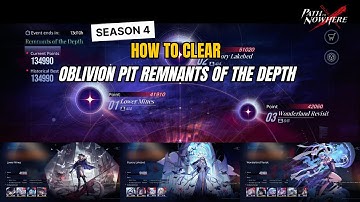Path To Nowhere - Oblivion Pit Season 4 | Remnants Of The Depth | Guide