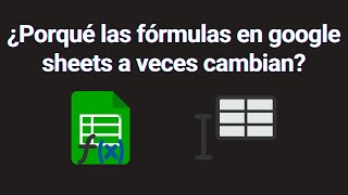 Porqué no funcionan mis fórmulas en google sheets?