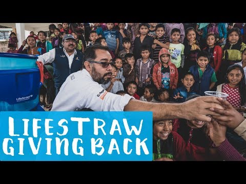 going to MEXICO to give kids CLEAN WATER with LifeStraw!
