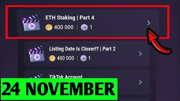 ETH Staking | Part 4 | Tapswap Video Code