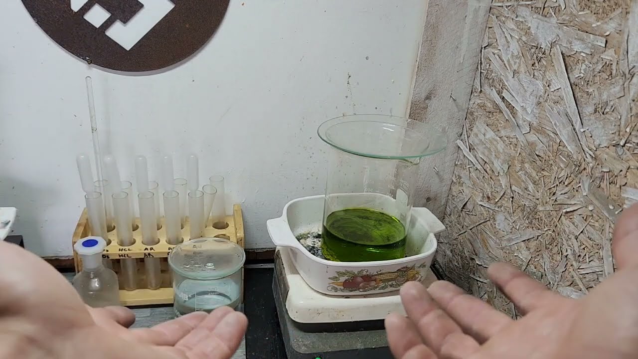 Gold drop with Ferrous Sulfate! This stuff ROCKS!!