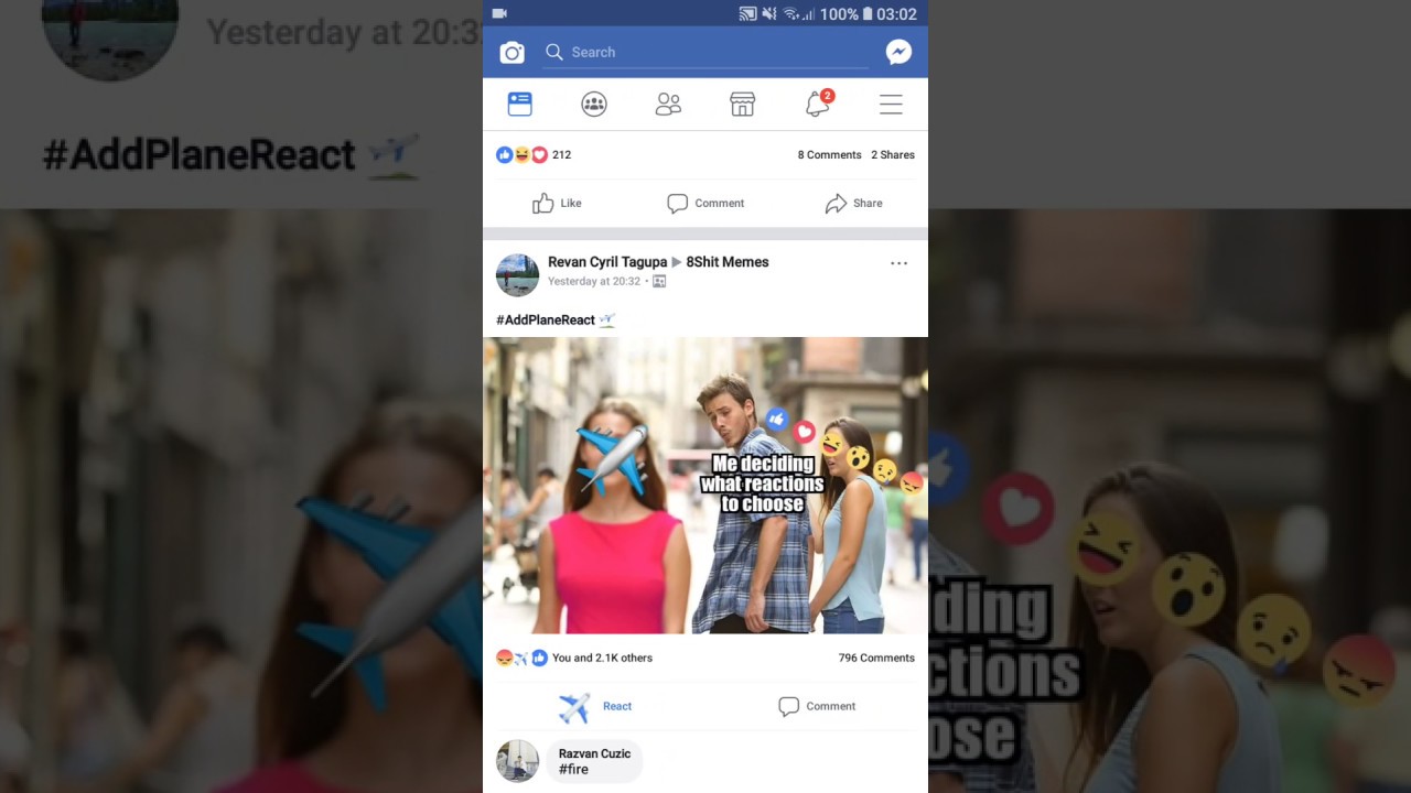 RIP PLANE REACT FACEBOOK REACTIONS Addplanereact YouTube