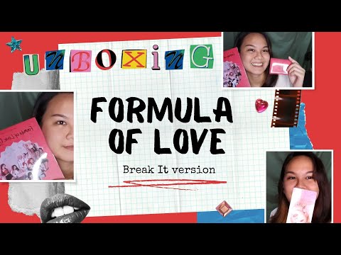 Formula of Love (Break It Version) Unboxing | Janica Millen