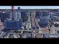 ドローン視点旅 4K・千葉都市モノレール１号線 by Google Earth, dronelike flying, …