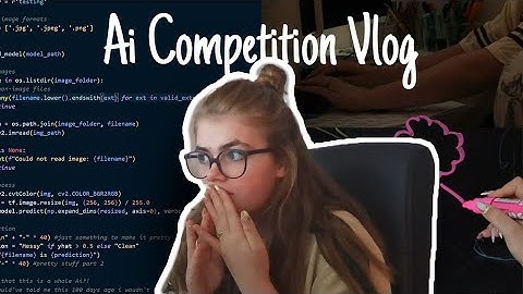 coding my first AI (+ entering in an Ai Competition) | coding vlog