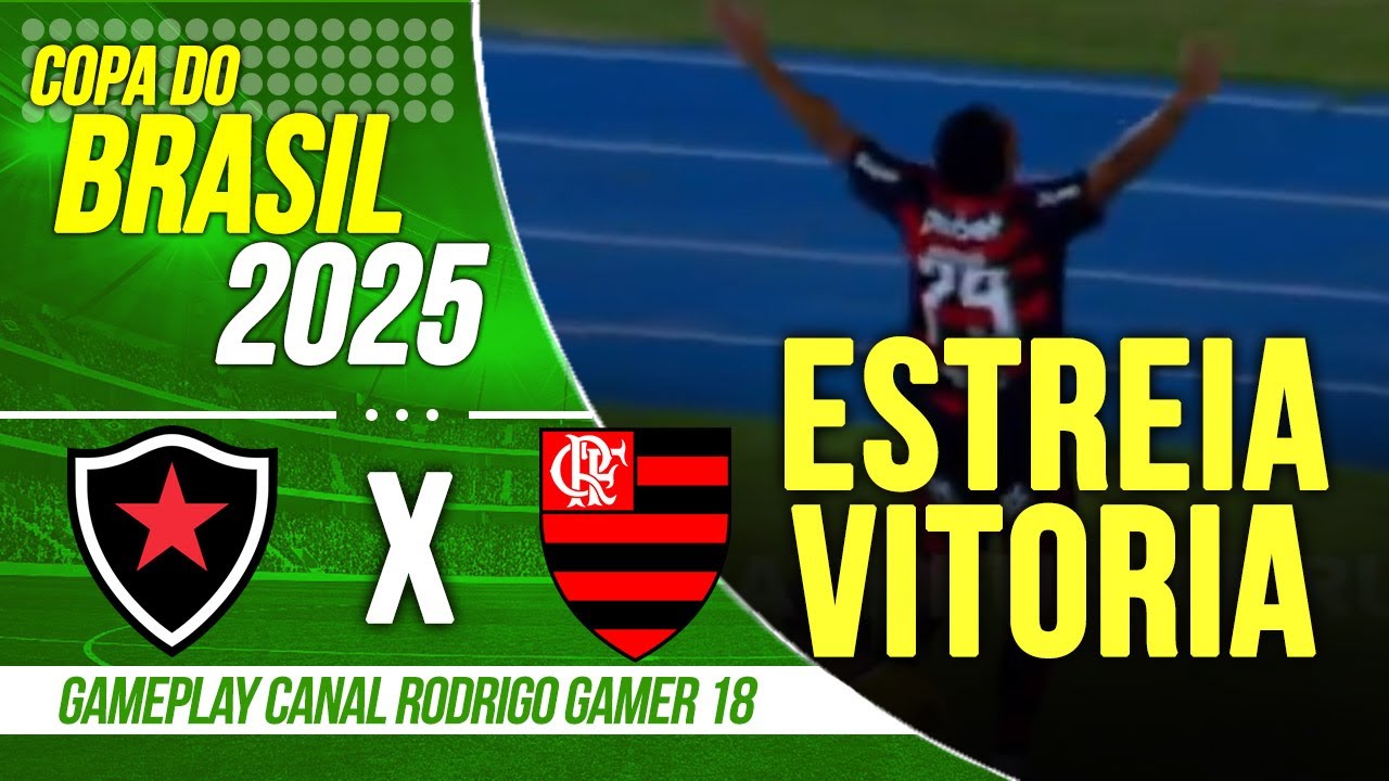BOTAFOGO-PB 0 X 1 FLAMENGO - GOL E MELHORES MOMENTOS - COPA DO BRASIL ...