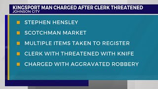 Kingsport man charged in Johnson City robbery