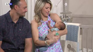 Local 10's Nicole Perez and Roy Ramos introduce viewers to their new bundle of joy