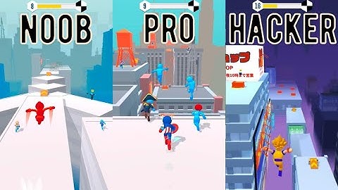 Parkour Race Freerun Game | Noob vs Pro vs Hacker
