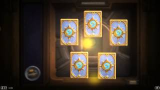 Opening Hearthstone Booster Packs № 1. Распаковка комплекта № 1.