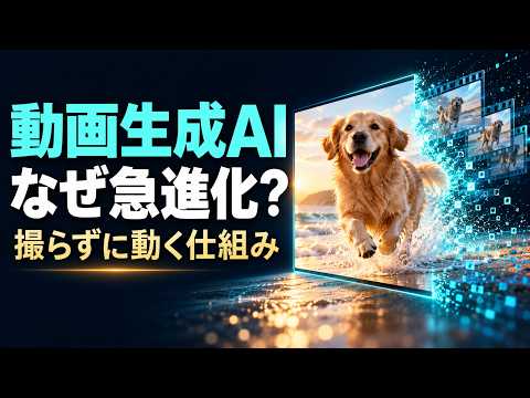 動画生成AIはどう動く？ なぜ急に進化したのか