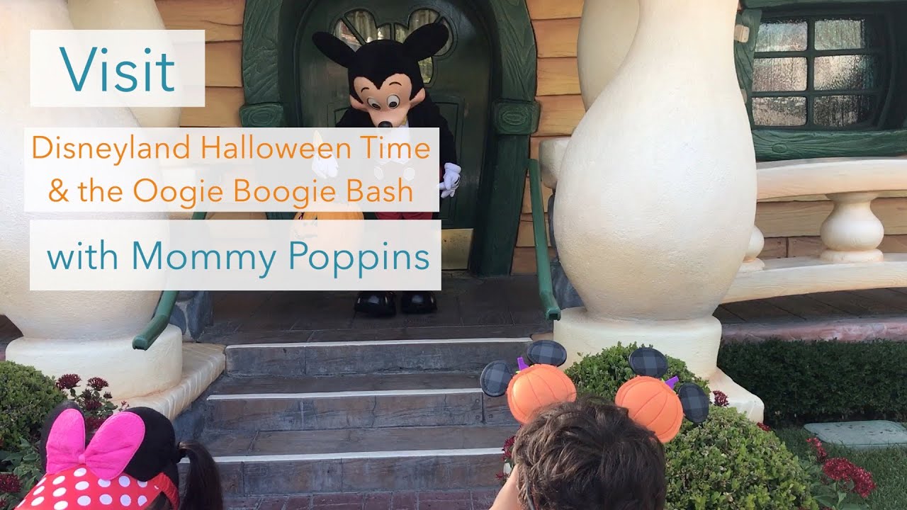 Disneyland Halloween Time And The Oogie Boogie Bash Youtube