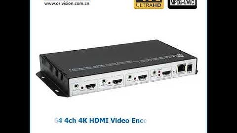 EH404 4K HDMI Video Encoder with extral Audio to HTTP, UTP, RTSP, RTMP,RTMPS, RTP, ONVIF