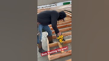 Best framing tip ever #framing #construction #framers
